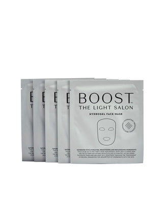 Boost Hydrogel Face Mask - 5 Pack - The Light Salon